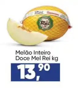 Imec Supermercados Melão Inteiro Doce Mel Rei kg oferta