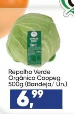 Imec Supermercados Repolho verde orgânico coopeg oferta