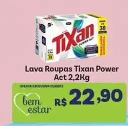 Covabra Supermercados Lava Roupas Tixan Power Act oferta