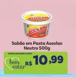 Covabra Supermercados Sabão em pasta assolan neutro oferta
