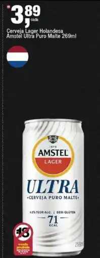 Frangolândia Cerveja lager holandesa amstel ultra puro malte oferta