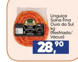 Imec Supermercados Linguiça Suína Fina Ouro do Sul oferta