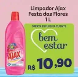 Covabra Supermercados Limpador ajax festa das flores oferta