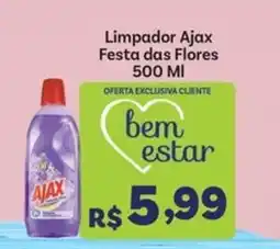 Covabra Supermercados Limpador ajax festa das flores oferta