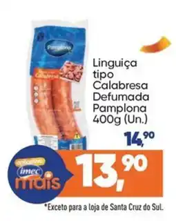 Imec Supermercados Linguiça tipo Calabresa Defumada Pamplona oferta