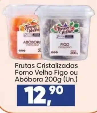 Frutas Cristalizadas Forno Velho Figo ou Abóbora