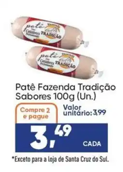 Imec Supermercados Patê Fazenda Tradição Sabores oferta