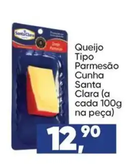 Imec Supermercados Queijo tipo parmesão cunha santa clara oferta