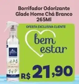 Covabra Supermercados Borrifador Odorizante Glade Home Chá Branco oferta