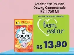 Covabra Supermercados Amaciantes roupas downy concentrado refil 750 ml oferta