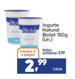 Imec Supermercados logurte natural biolat oferta