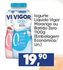 Imec Supermercados logurte liquido vigor morango ou batido zero oferta