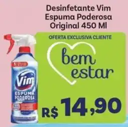 Covabra Supermercados Desinfetante vim espuma poderosa original oferta