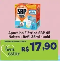 Covabra Supermercados Aparelho Elétrico SBP 45 Noites + Refil 35ml oferta