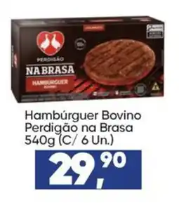 Imec Supermercados Hambúrguer Bovino Perdigão na Brasa oferta