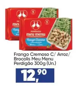 Imec Supermercados Frango cremoso c/ arroz/ brocolis meu menu oferta