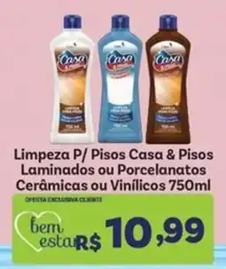 Covabra Supermercados Limpeza p/ pisos casa & pisos laminados ou porcelanatos cerâmicas ou vinílicos oferta