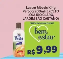 Covabra Supermercados Lustra Móveis King Peroba oferta