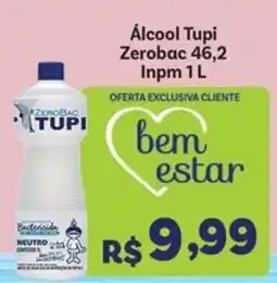 Covabra Supermercados álcool tupi zerobac 46,2 oferta