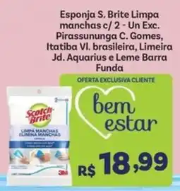 Covabra Supermercados Esponja s. brite limpa manchas oferta
