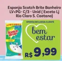 Covabra Supermercados Esponja scotch brite banheiro oferta