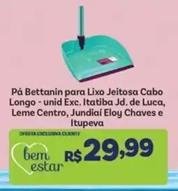 Covabra Supermercados Pá Bettanin para Lixo Jeitosa Cabo Longo - unid. Exc. oferta