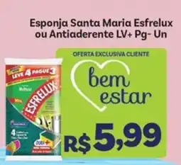 Covabra Supermercados Esponja Santa Maria Esfrelux ou Antiaderente LV+ Pg- Un oferta
