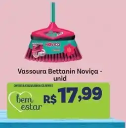 Covabra Supermercados Vassoura Bettanin Noviça - unid oferta