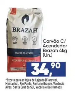 Imec Supermercados Carvão c/ acendedor brazah oferta