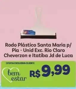 Covabra Supermercados rodo plástico santa maria p/ pia - unid exc. rio claro cheverzon e itatiba jd de luca oferta