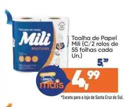 Imec Supermercados Toalha de Papel Mili oferta