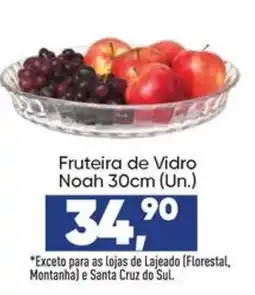 Imec Supermercados Fruteira de Vidro Noah oferta