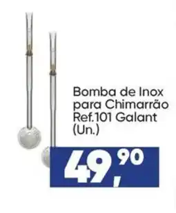 Imec Supermercados Bomba de inox para chimarrão oferta