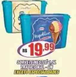 Violeta Supermercados Sorvete nestlé tradicional oferta