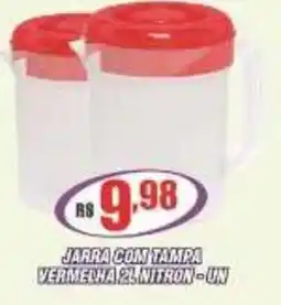 Violeta Supermercados Jarra com tampa vermelha oferta
