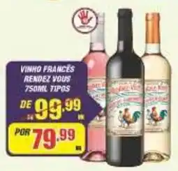 Violeta Supermercados vinho francês rendez vous oferta