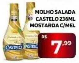 Safra Supermercados molho salada castelo mostarda c/mel oferta