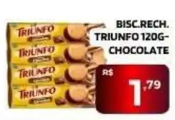 Safra Supermercados Bisc.rech. triunfo 120g- chocolate oferta