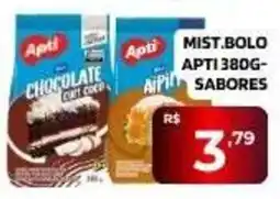 Safra Supermercados mist. bole apti 380g sabores oferta