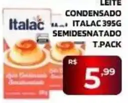 Safra Supermercados Leite condensado italac semidesnatado oferta