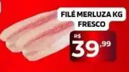 Safra Supermercados filé merluza kg fresco oferta