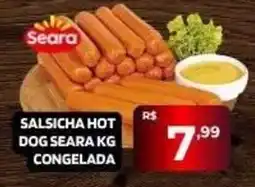 Safra Supermercados Salsicha hot dog seara kg congelada oferta