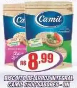 Violeta Supermercados Biscoito de arroz/integral camil oferta