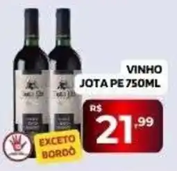Safra Supermercados vinho jota pe 750ml oferta
