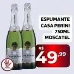 Safra Supermercados Espumante casa perini moscatel oferta