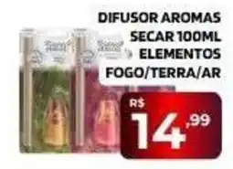 Safra Supermercados Difusor aromas secar 100ml elementos fogo/terra/ar oferta