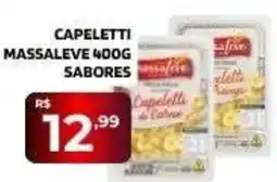 Safra Supermercados Capeletti massaleve sabores oferta