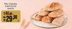Novo Atacarejo Pão ciabata tradicional spazio oferta