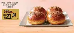 Novo Atacarejo Pão hambúrguer com gergelin spazio oferta
