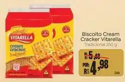 Novo Atacarejo Vitarella - biscoito cream cracker oferta